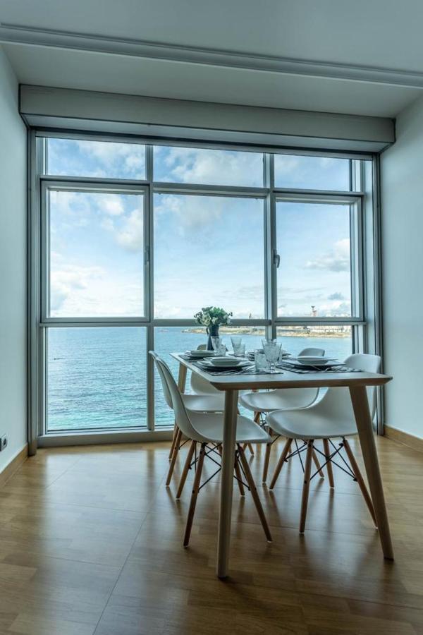 Vivienda Con Increibles Vistas A La Playa De Riazor Corunha Exterior foto